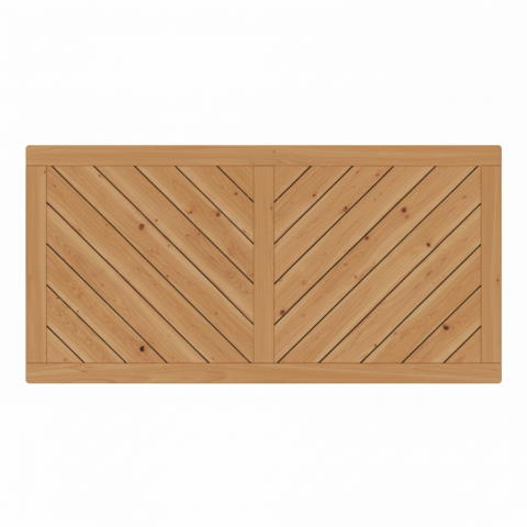 Vorgartenzaun Lugano L�rche-Douglasie 180x90cm