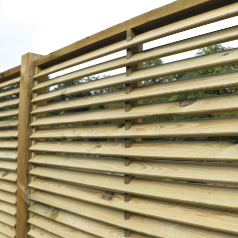 Sichtschutzzaun Merida Fichte KDI gr�n 180x180cm