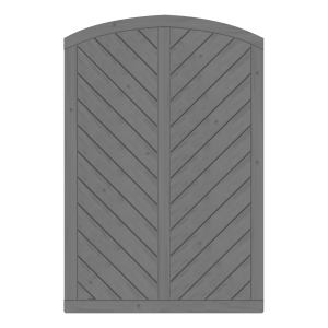 Sichtschutzzaun Lyon Fichte farbbehandelt Granit 120-180-165cm Sichtschutzzaun Lyon Fichte farbbehandelt Granit 120-180-165cm