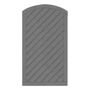 Tor Lyon Fichte farbbehandelt Granit 100-180-165cm ohne Beschlag