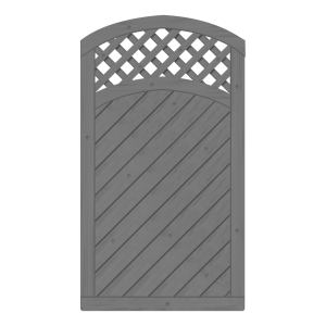 Tor Lyon Fichte farbehandelt Granit 100-180-165cm mit Rankgitter ohne Beschlag Tor Lyon Fichte farbehandelt Granit 100-180-165cm mit Rankgitter ohne Beschlag