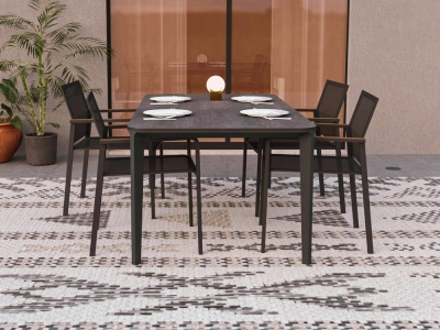 Zebra Gartenmöbel-Set Bee-Taro Zebra Gartenmöbel-Set Bee-Taro