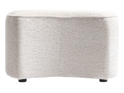 COCO Maison Roan Pouf Hocker Mond, Creme COCO Maison Roan Pouf Hocker Mond, Creme