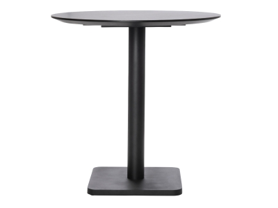COCO Maison Brest Bistrotisch Marble Light Grey Schwarz 80cm