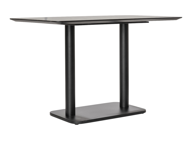 COCO Maison Brest Bistrotisch Stone Anthrazit Schwarz 120x75cm