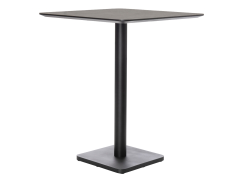 COCO Maison Brest Bartisch Stone Anthrazit Schwarze 75x75cm