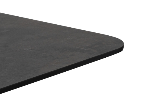 COCO Maison Brest Bartisch Stone Anthrazit Schwarze 75x75cm