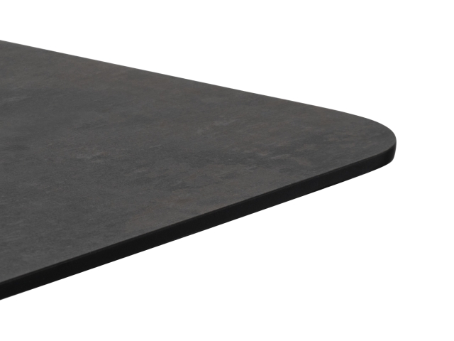 COCO Maison Brest Bartisch Stone Anthrazit Schwarze 75x75cm