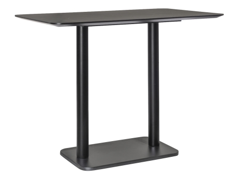 COCO Maison Brest Bartisch Marble Onyx Schwarz 120x75cm