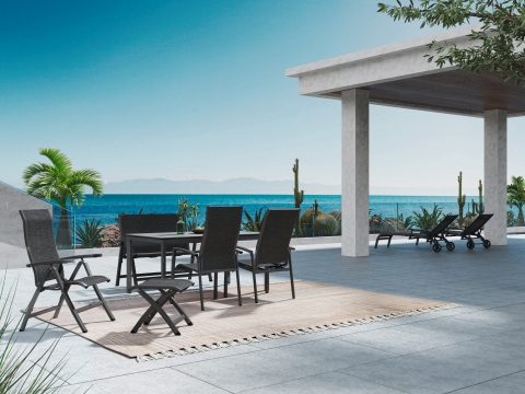 Royal Garden Kensington Plus Hocker, klappbar