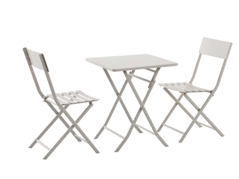 MWH Lido Bistro Set Taupe, klappbar