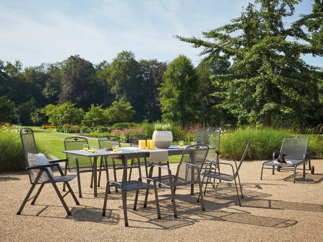 MWH Savoy Stapelsessel Iron Grey