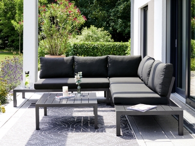 Sieger Cordoba Lounge-Set 250x250cm Aluminium Eisengrau inkl. Polster Sieger Cordoba Lounge-Set 250x250cm Aluminium Eisengrau inkl. Polster
