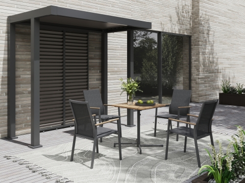 MWH Grillzebo Pavillon 259,5x154x240cm