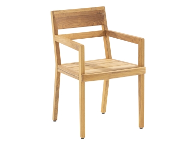 Niehoff Ann Armlehnstuhl massiv Teak natur ge&ouml;lt