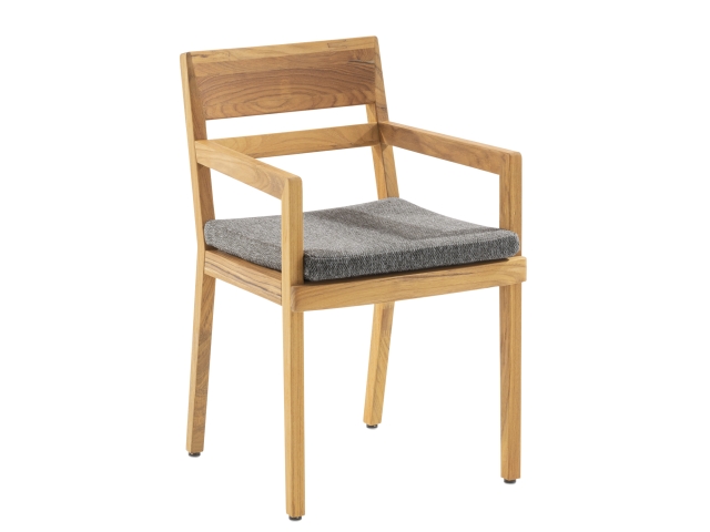 Niehoff Ann Sitzkissen grau, 46x49x4cm f�r Armlehnstuhl