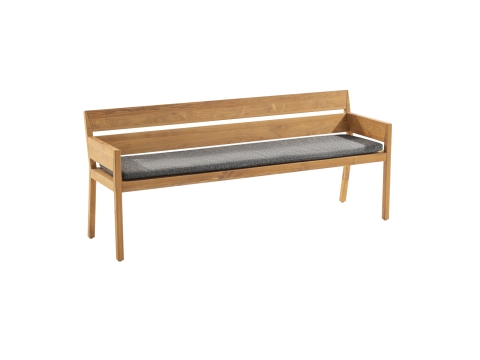 Niehoff Ann Polsterauflage grau 152x58cm f�r Armlehnbank 160cm