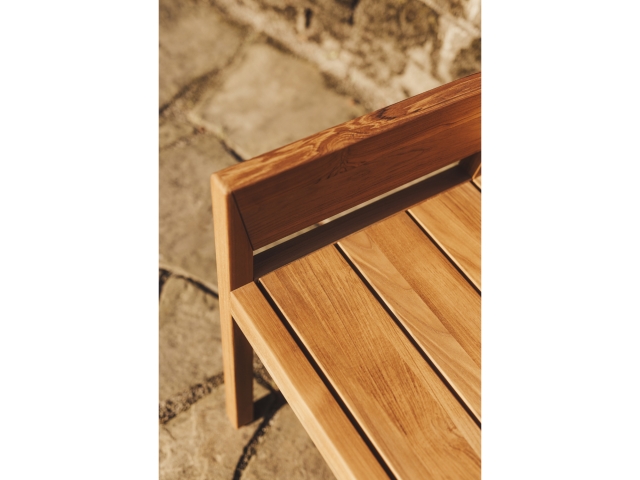 Niehoff Ann Armlehnbank 160cm, Teak ge�lt mit Armlehnen