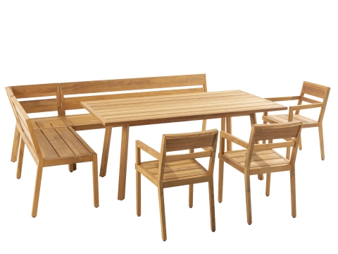 Niehoff Ann Tisch 180x95cm Teak massiv ge�lt