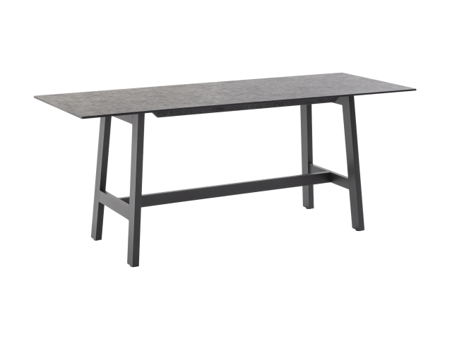 Niehoff Tavo Tresentisch HPL 220x80cm, Gestell Aluminium anthrazit