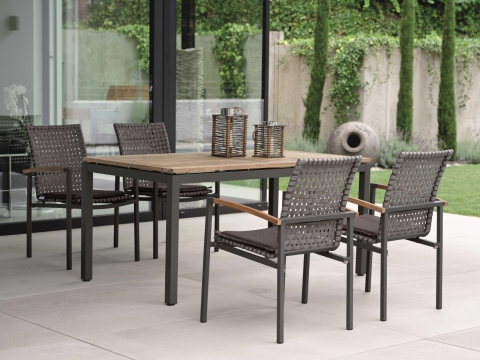 Stern Lucy Gartenm�bel Set Teak Gr��e M