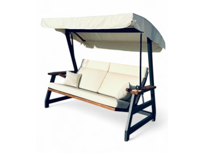 Pemode Hollywoodschaukel Nova 2400 Beige B:226 x T:122 x H:190 cm