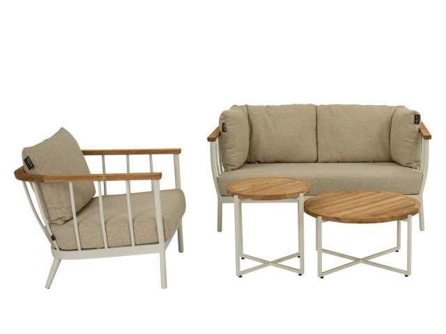 Apple Bee Condor Lounge Sessel Alu Oyster