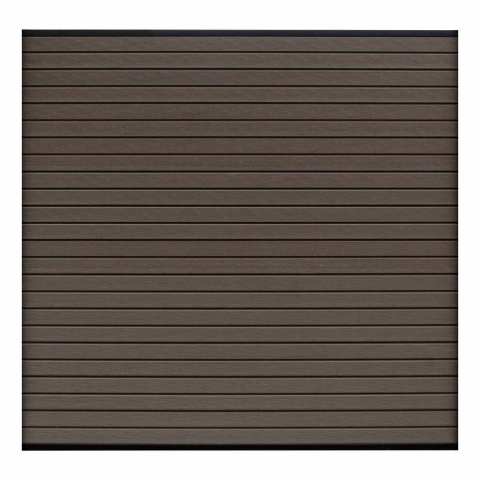 Elephant Steckzaun Set Rhombus WPC 180x178cm Ipe black co-extrudiert