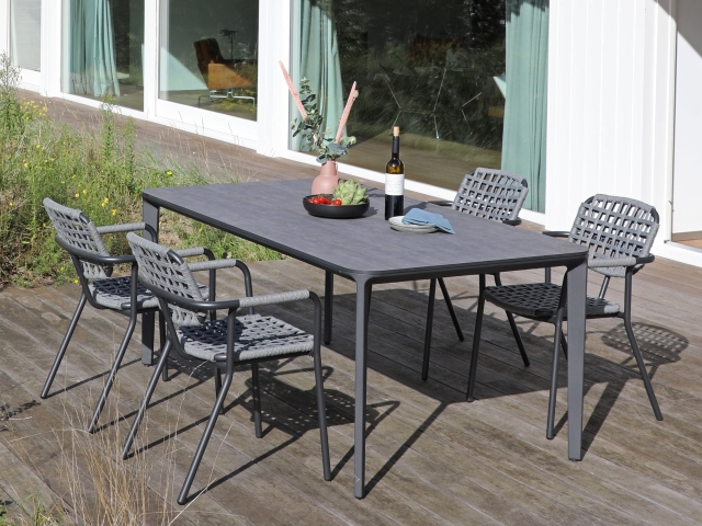 Zebra Gartenm�bel-Set Taro-Costa grey