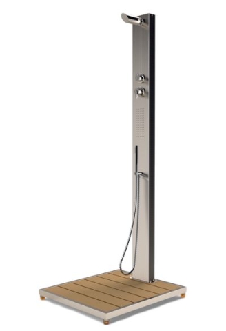 Ideal Gartendusche Malta mit Heizband