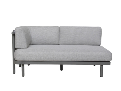 Apple Bee Maui Sofa rechts 155cm Taupe