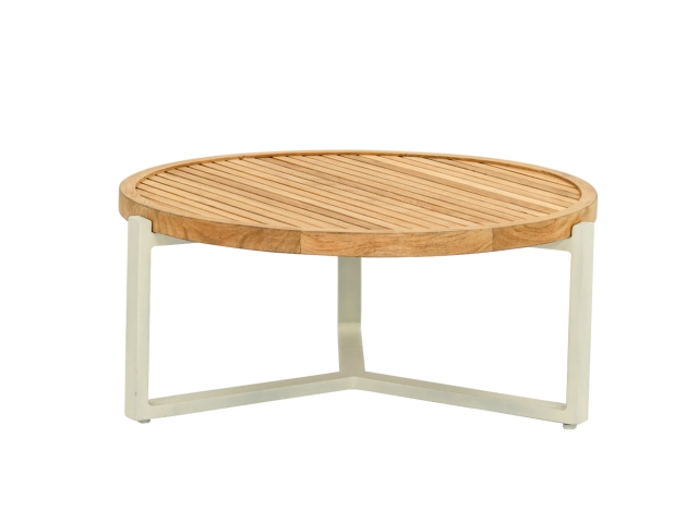 Apple Bee Monaco Kaffeetisch Oyster Teak 78x34cm