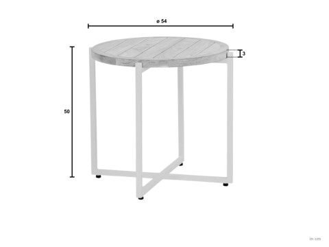 Apple Bee Condor Lounge-Set 4 Oyster Cotton Flower