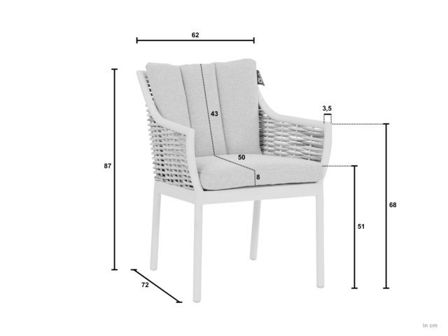 Apple Bee Milou Dining-Set 1 Oyster