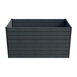 GrojaSolid Rhombus BPC Hochbeet 150x70x79cm - Steingrau co-extrudiert GrojaSolid Rhombus BPC Hochbeet 150x70x79cm - Steingrau co-extrudiert