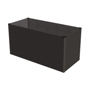 Groja Lumino Aluminium Hochbeet 150x70x75cm - anthrazit Groja Lumino Aluminium Hochbeet 150x70x75cm - anthrazit