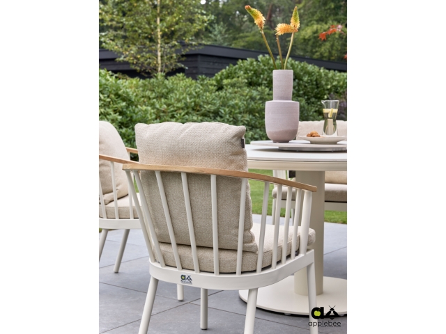 Apple Bee Condor-Melville 140cm Dining-Set 1 Oyster