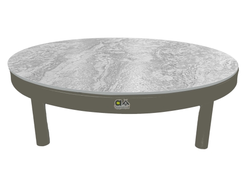 Apple Bee Maui Kaffeetisch taupe 60cm Ceramic
