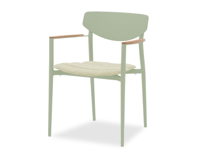 Zebra Hornet Stapelsessel Aluminium sage