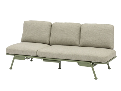 Zebra Somerset 3-Sitzer Sofa Aluminium sage 198cm x 81cm x 78 cm