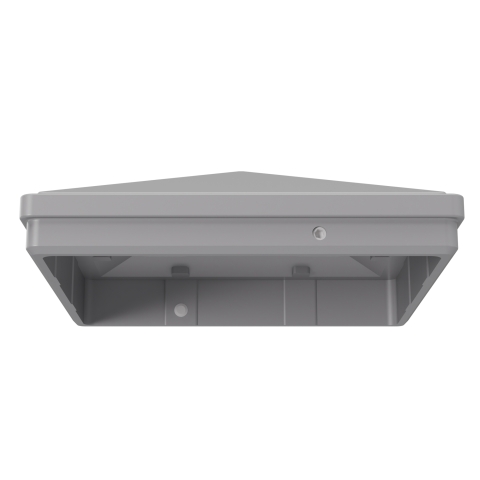 GroJa Premium-Pfostenkappe 9x9cm - Silbergrau