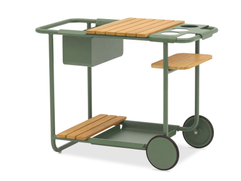 Zebra Somerset Trolley 90,5x51x5cm Aluminium sage