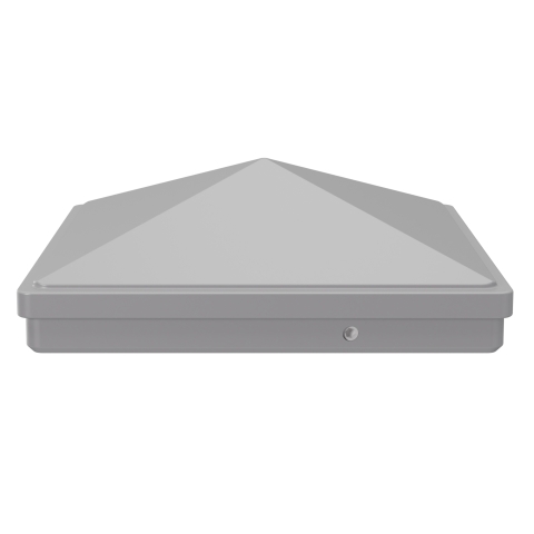 GroJa Premium-Pfostenkappe 7x7cm - Silbergrau