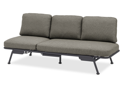 Zebra Somerset 3-Sitzer Sofa Aluminium graphite 198cm x 81cm x 78 cm