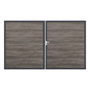 Groja BasicLine Nova Doppeltor DIN Links Sonderbreite H:180cm Monument Oak DB703 Groja BasicLine Nova Doppeltor DIN Links Sonderbreite H:180cm Monument Oak DB703