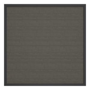 GroJa BasicLine Nova Grey Ash Cut-anthrazit 180x180cm