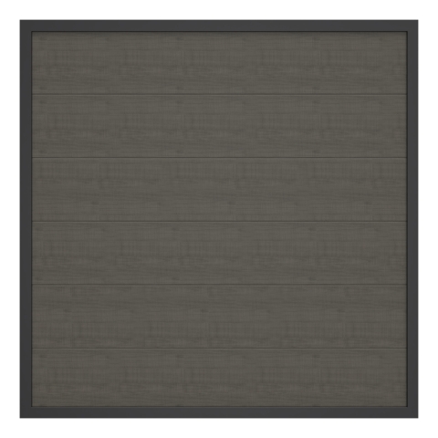 GroJa BasicLine Nova Grey Ash Cut-anthrazit 180x180cm