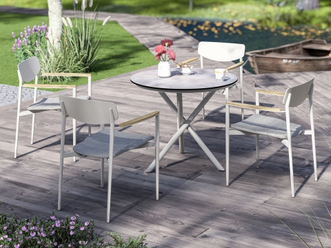 Zebra Hornet-Mikado-Sela Gartenm�bel-Set