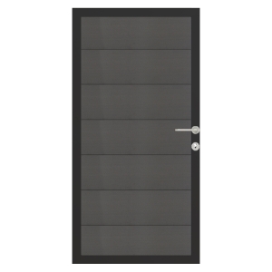 Osmo Multi Fence Elegance B Tor 89x178 cm Hellgrau Rahmen Anthrazit