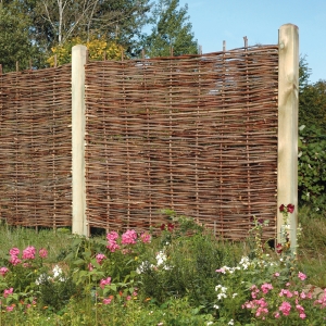 Haithabu Flechtzaun Haselnuss 180x180 cm Haithabu Flechtzaun Haselnuss 180x180 cm